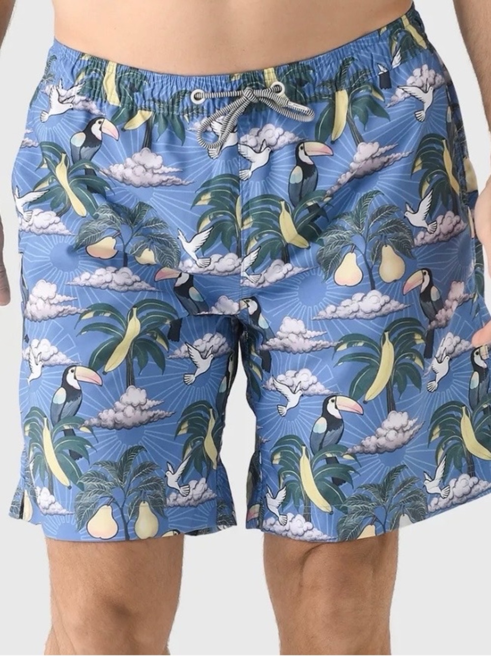 FAR AFIELD Men's Graphic Swim Trunk Size 5/XXLarge New